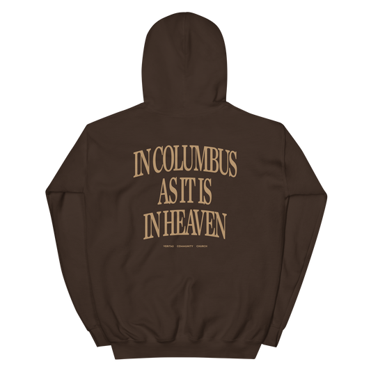 In Columbus As It Is In Heaven Hoodie Gold Edition (2 colors)